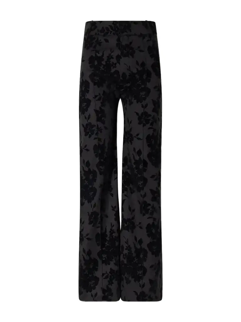 DESTREE Yoshitomo Flocked Straight-leg Pants | Image 1 DESTREE Yoshitomo Flocked Straight-leg Pants | Image 1