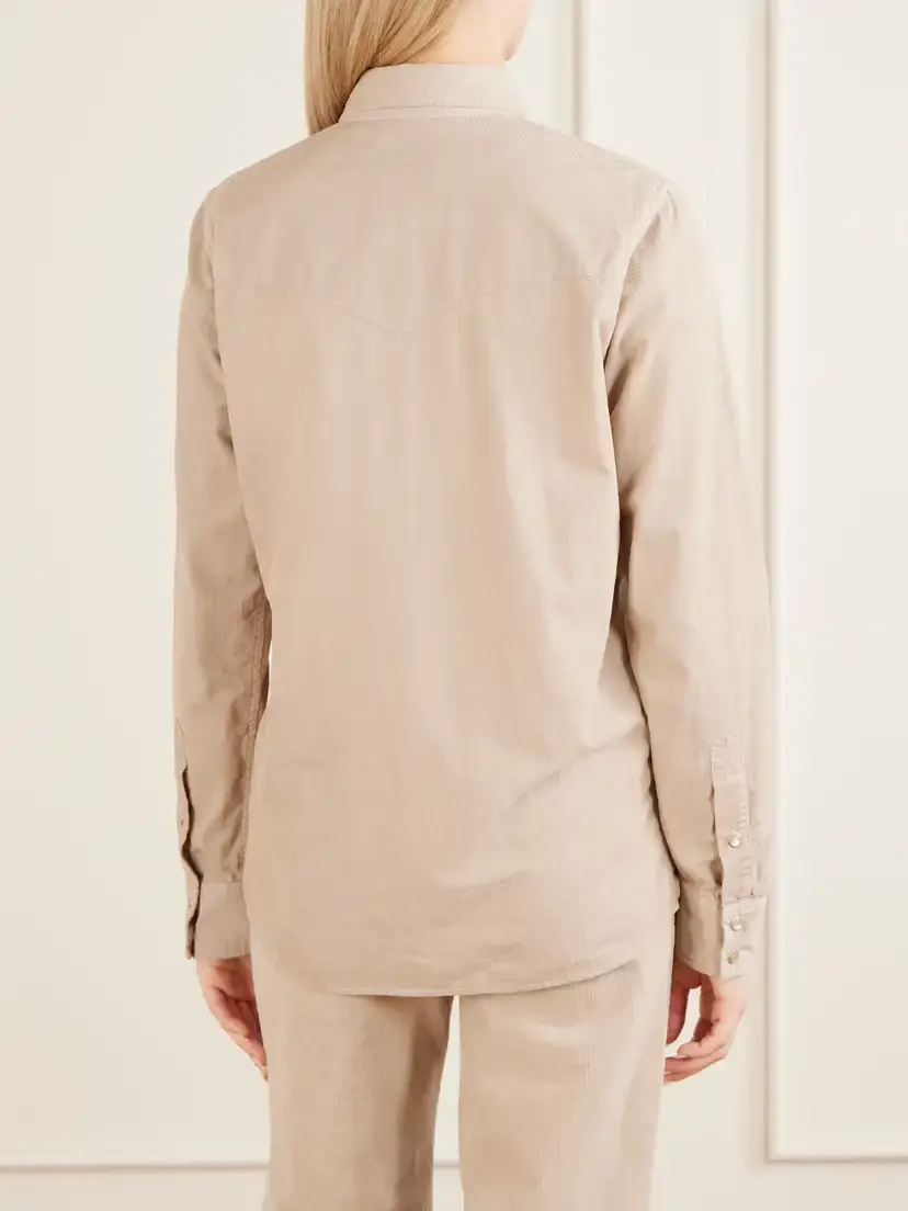 Nili Lotan Travis Cotton Corduroy Shirt | Thumbnail 3 Nili Lotan Travis Cotton Corduroy Shirt | Thumbnail 3