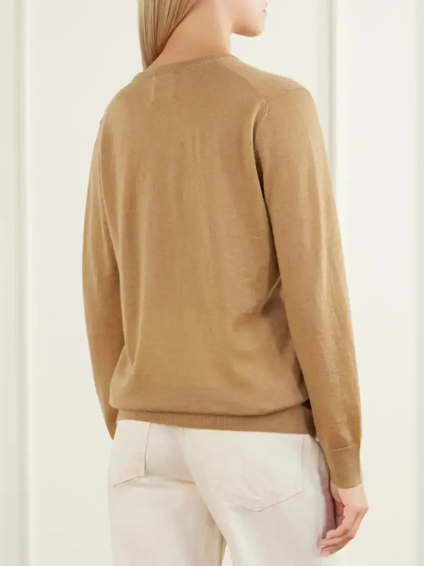 Allude Cashmere Sweater | Thumbnail 3 Allude Cashmere Sweater | Thumbnail 3