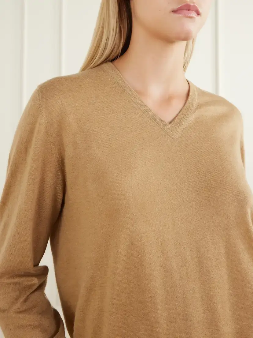 Allude Cashmere Sweater | Thumbnail 4 Allude Cashmere Sweater | Thumbnail 4