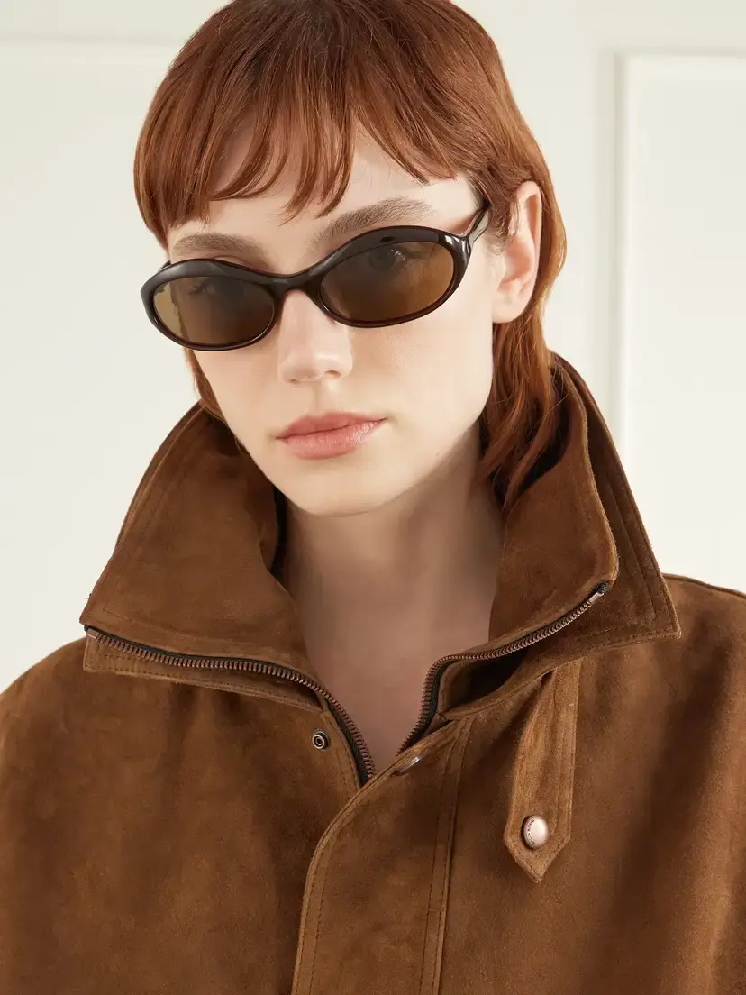 Magda Butrym Round-frame Acetate Sunglasses | Thumbnail 2 Magda Butrym Round-frame Acetate Sunglasses | Thumbnail 2