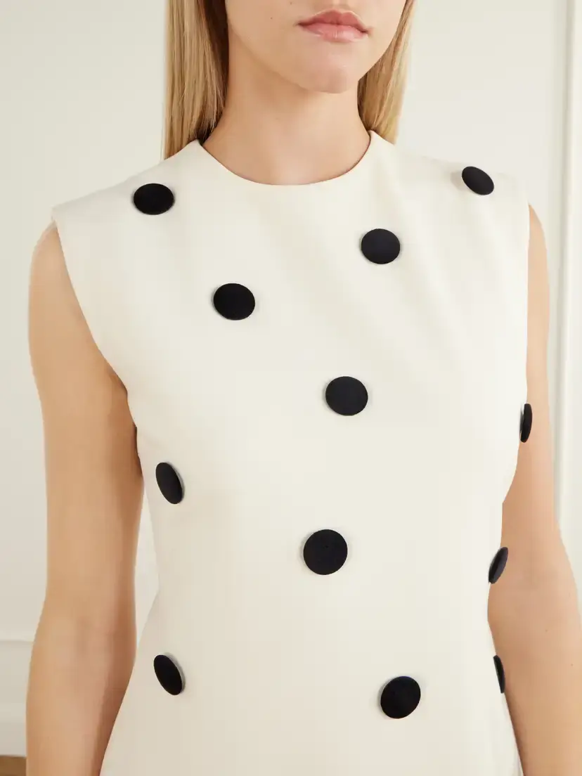DESTREE Carole Polka-dot Crepe Mini Dress | Thumbnail 4 DESTREE Carole Polka-dot Crepe Mini Dress | Thumbnail 4