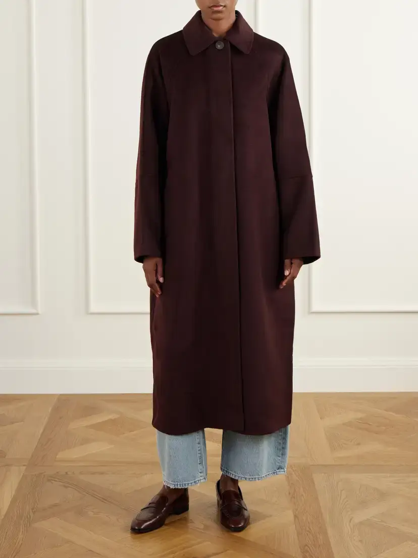 Joseph Dona Wool And Cashmere-blend Coat - Brown | Thumbnail 3