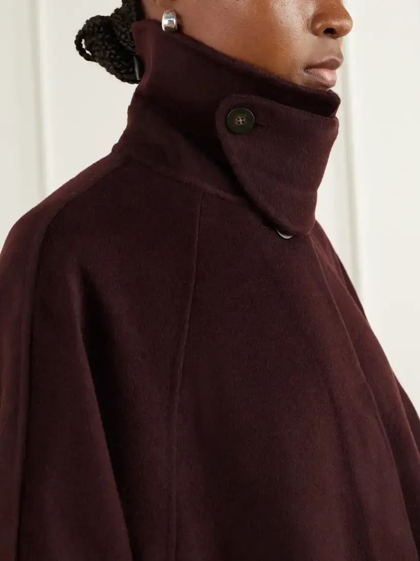 Joseph Dona Wool And Cashmere-blend Coat - Brown | Thumbnail 5