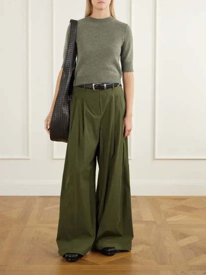 Le Kasha Chypre Cropped Organic Cashmere Sweater | Thumbnail 2 Le Kasha Chypre Cropped Organic Cashmere Sweater | Thumbnail 2