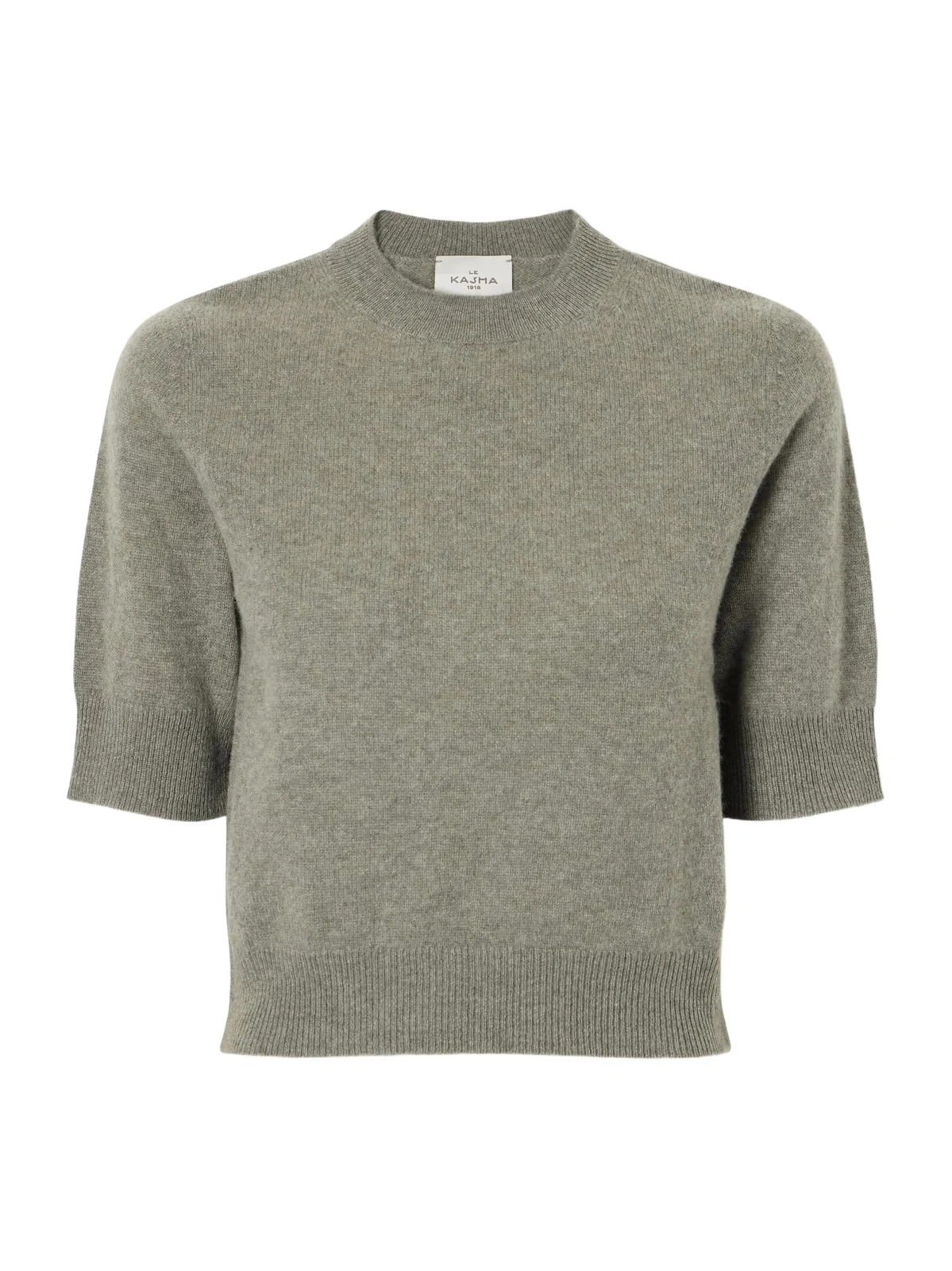 Le Kasha Chypre Cropped Organic Cashmere Sweater