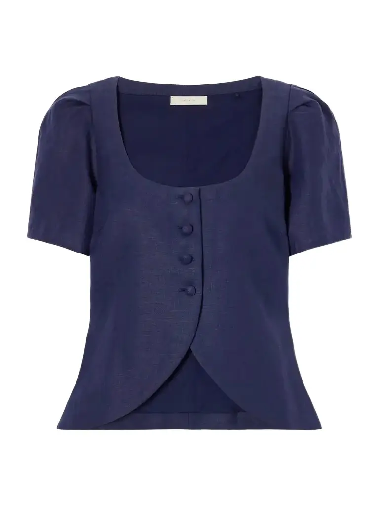 Faithfull Emma Linen Blouse | Image 1 Faithfull Emma Linen Blouse | Image 1