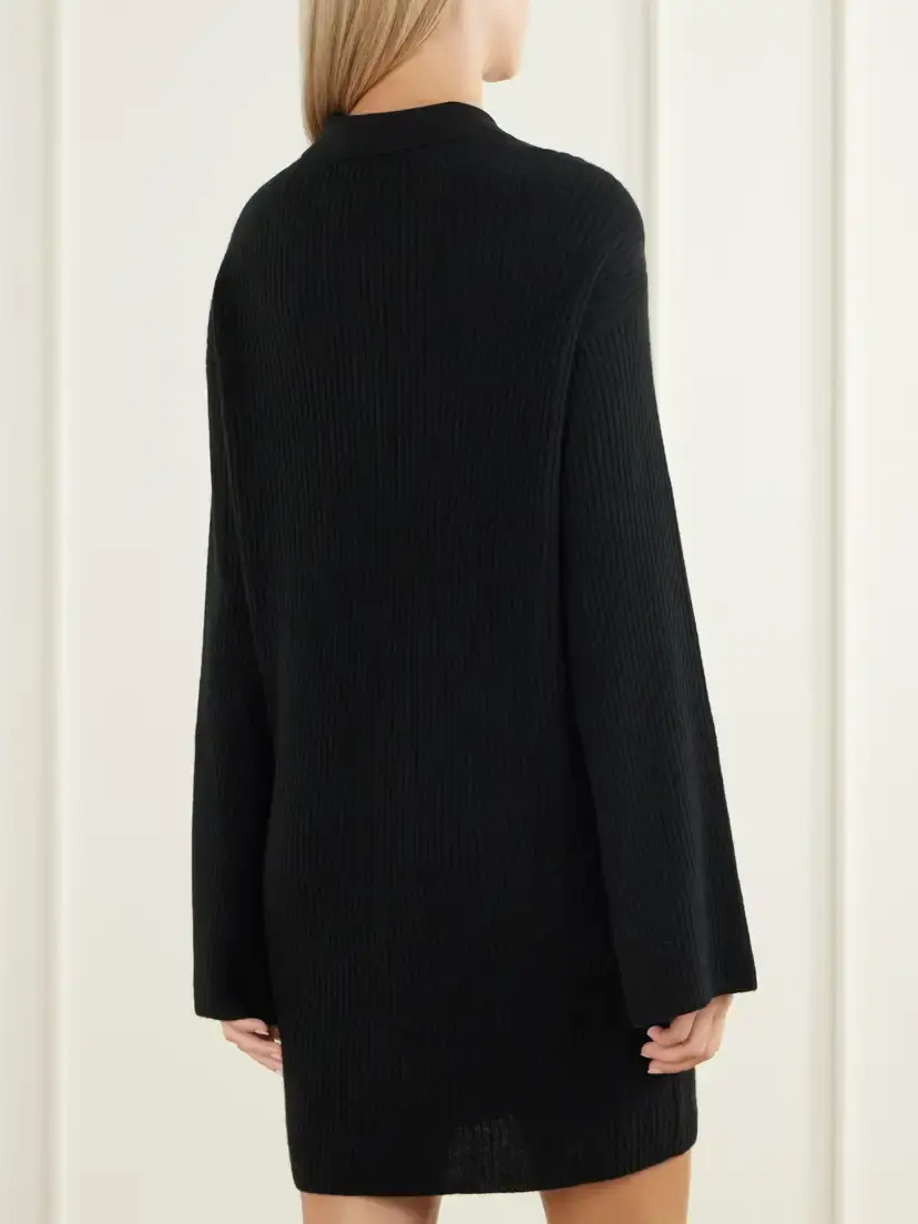 Le Kasha Godda Ribbed Cashmere Mini Dress | Thumbnail 3 Le Kasha Godda Ribbed Cashmere Mini Dress | Thumbnail 3