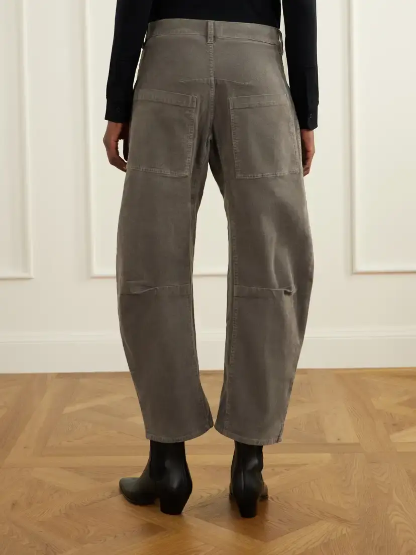 Nili Lotan Shon Cotton-blend Corduroy Tapered Pants | Thumbnail 4