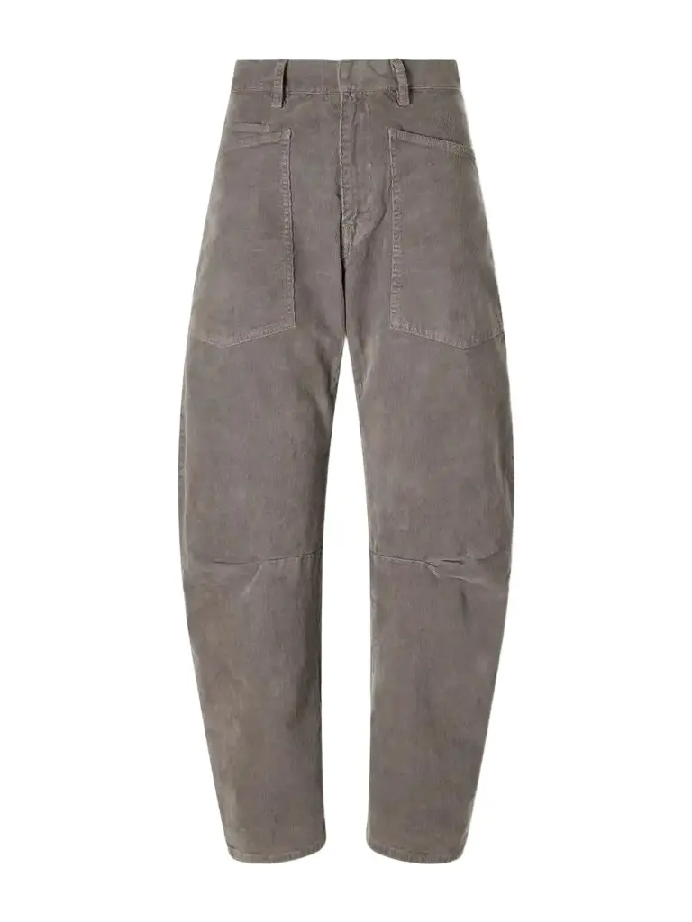 Nili Lotan Shon Cotton-blend Corduroy Tapered Pants