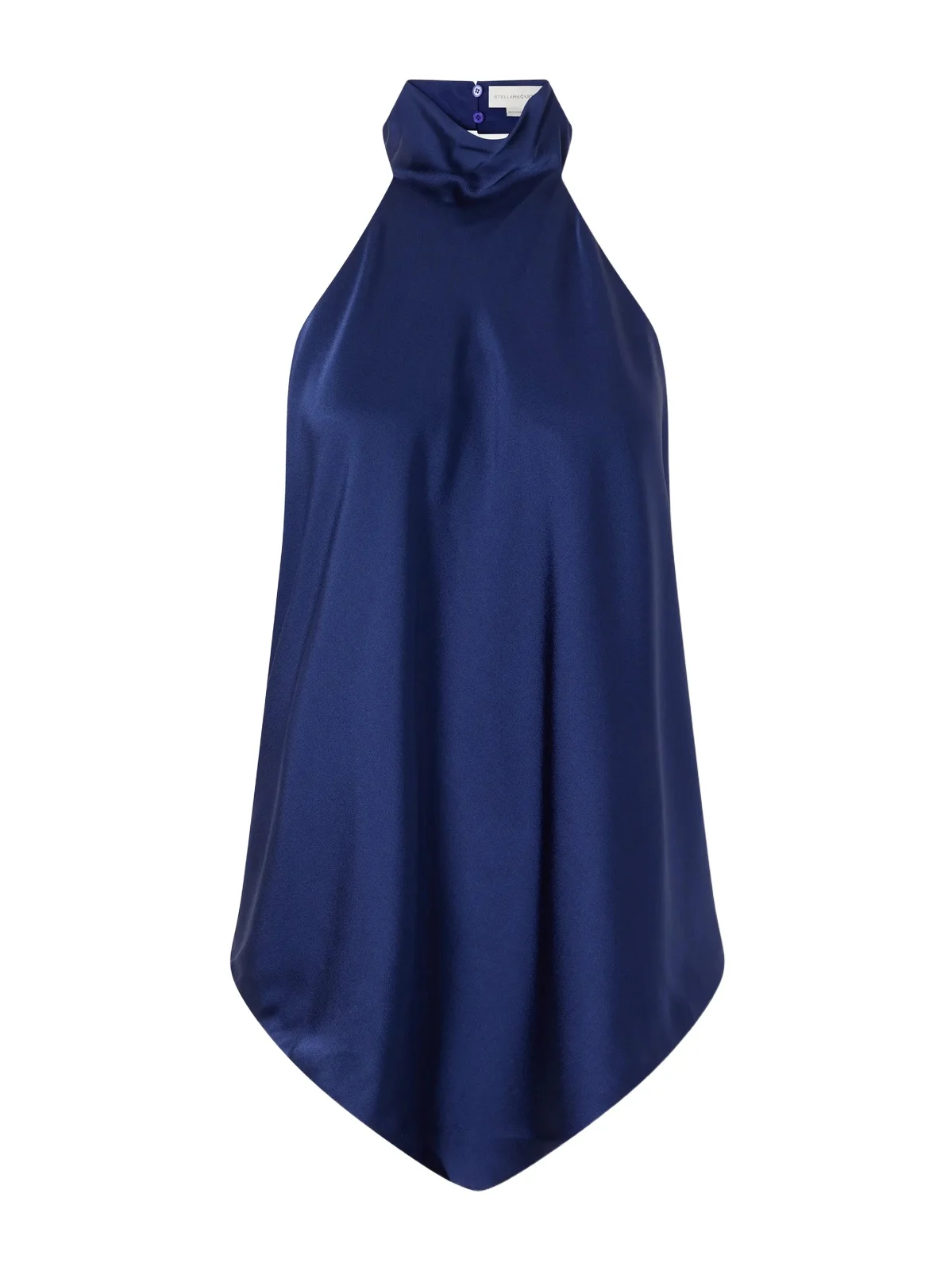 Stella McCartney Backless Satin Halterneck Blouse