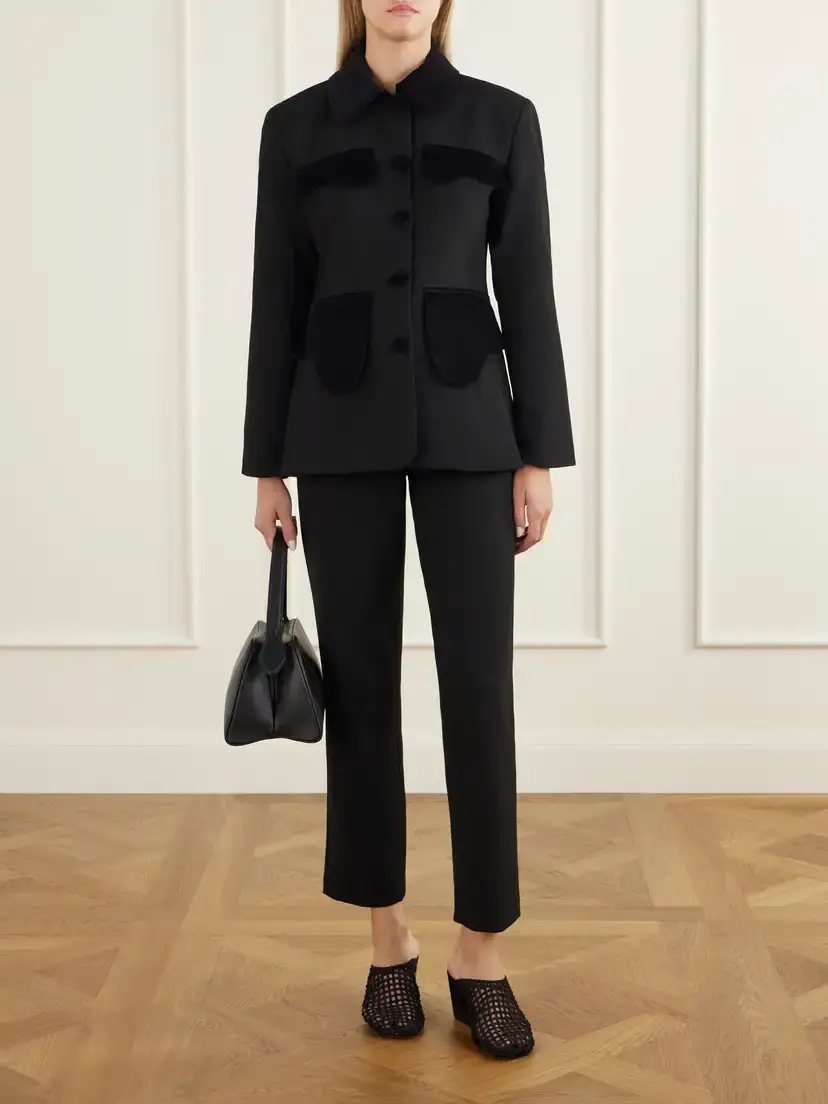DESTREE Tina Gallie Crepe Straight-leg Pants | Thumbnail 2