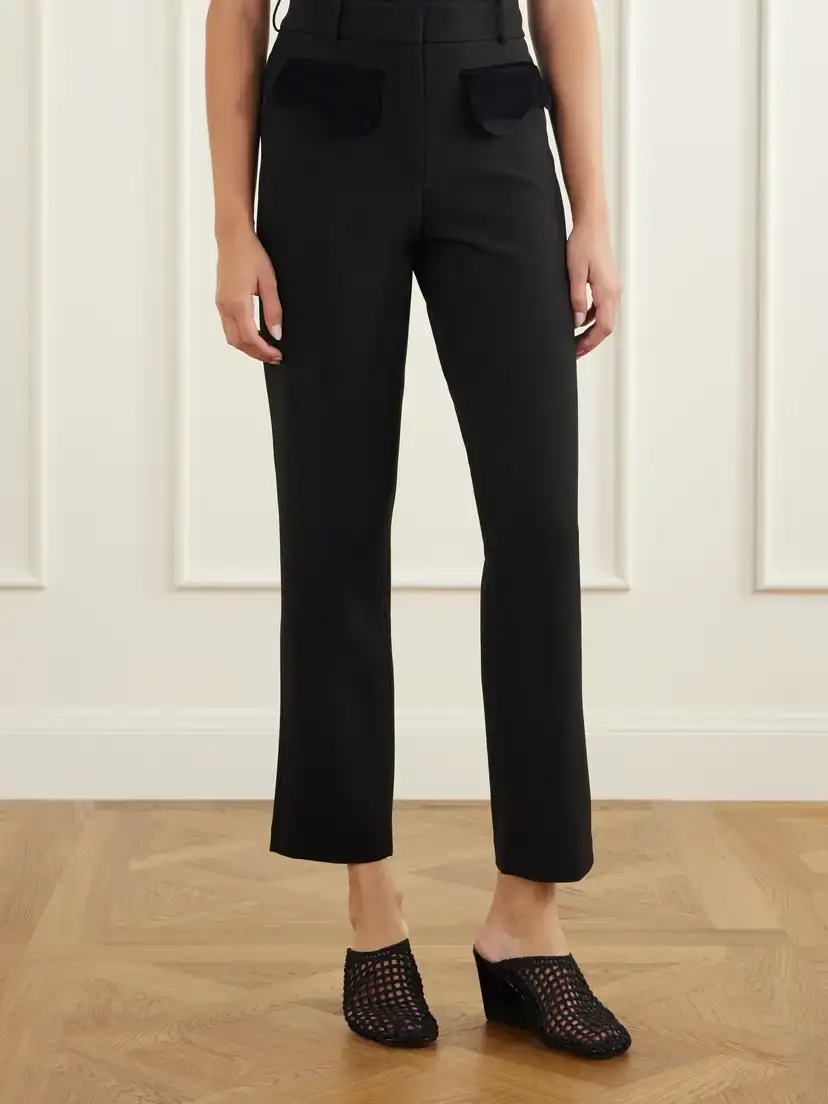 DESTREE Tina Gallie Crepe Straight-leg Pants | Thumbnail 3