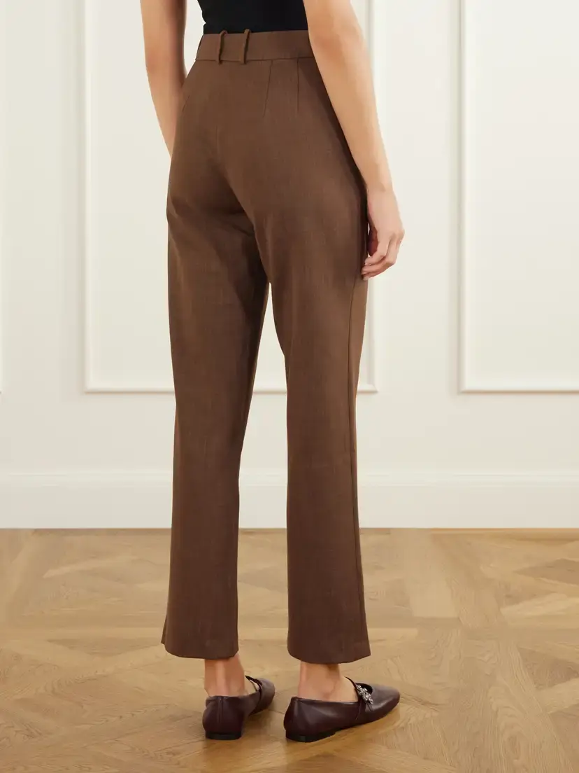 DESTREE Tina Crepe Straight-leg Pants | Thumbnail 4 DESTREE Tina Crepe Straight-leg Pants | Thumbnail 4