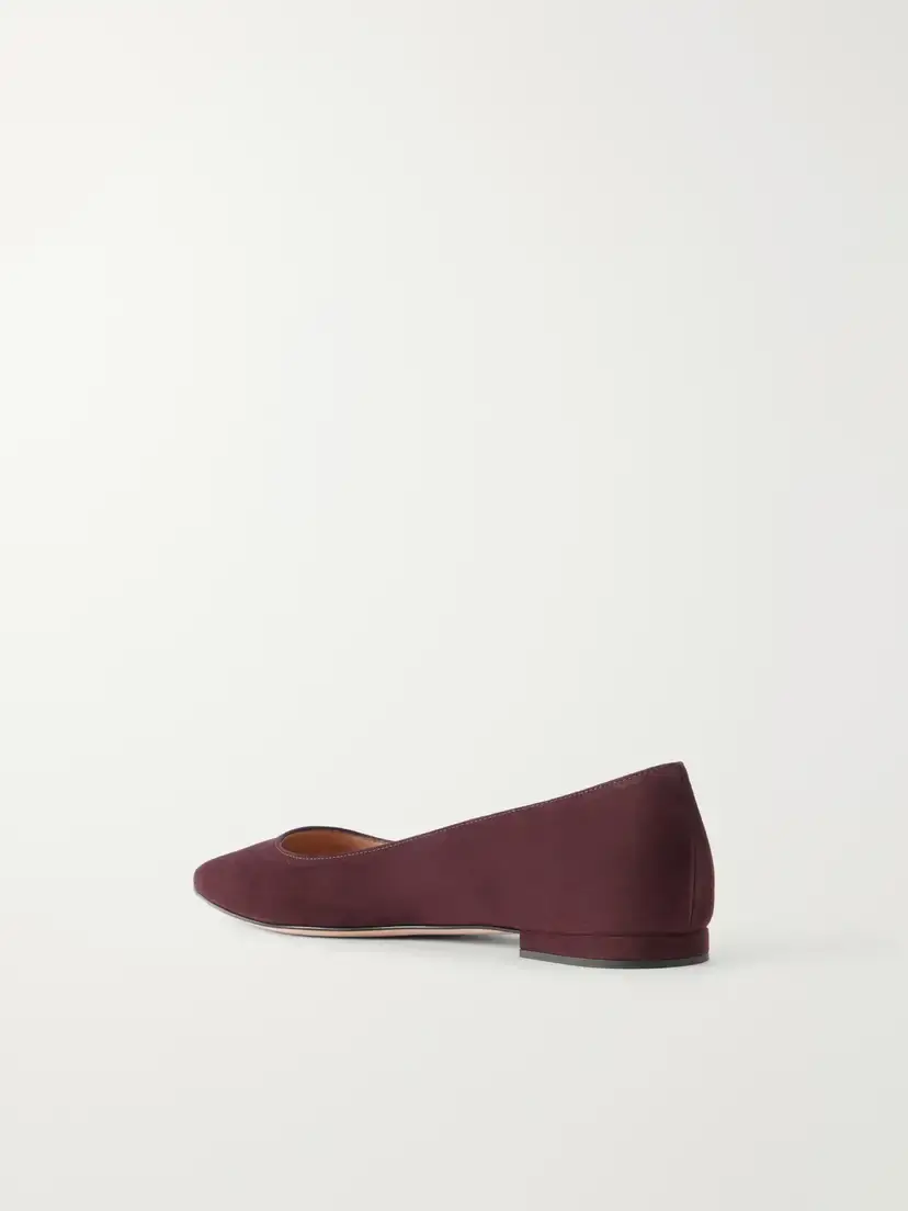 Gianvito Rossi Gianvito Suede Ballet Flats | Thumbnail 3 Gianvito Rossi Gianvito Suede Ballet Flats | Thumbnail 3