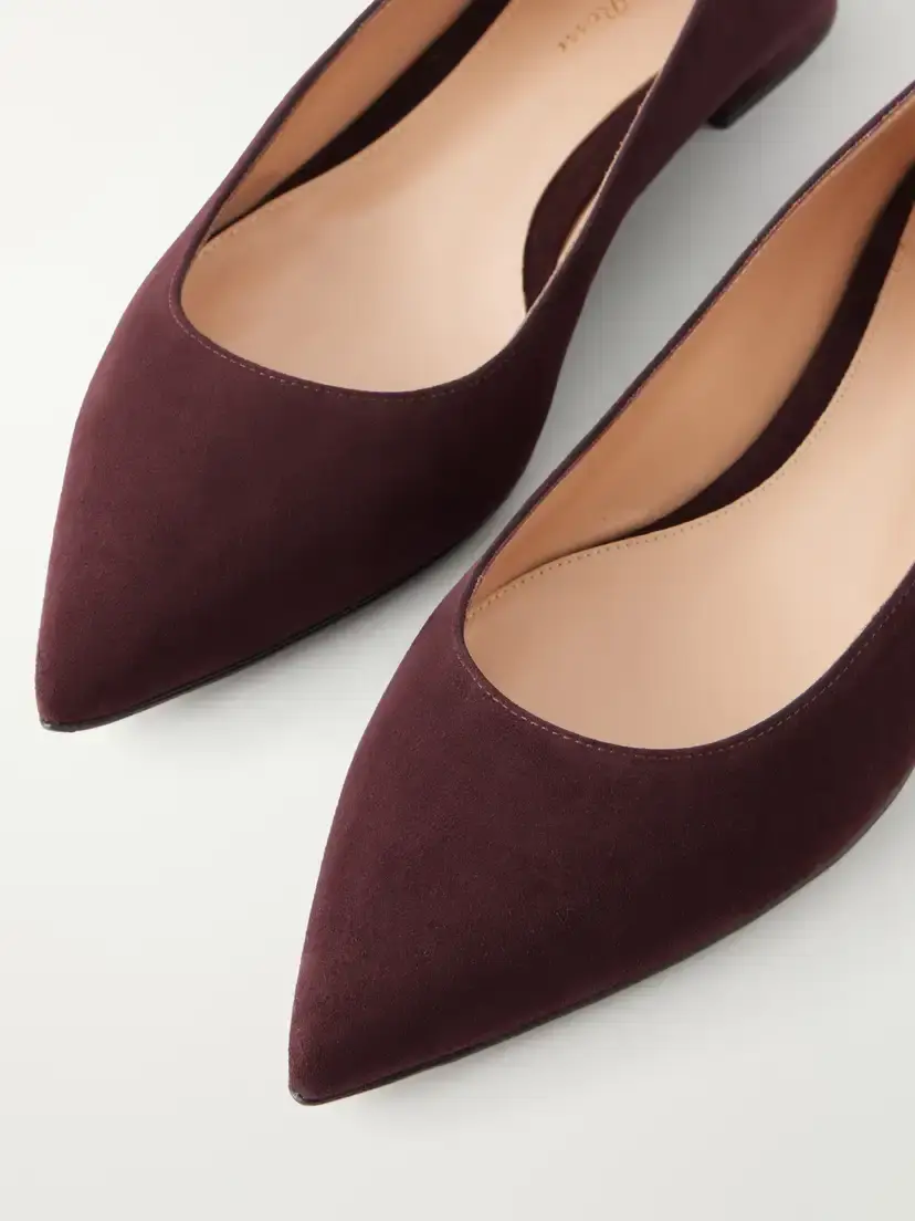 Gianvito Rossi Gianvito Suede Ballet Flats | Thumbnail 5 Gianvito Rossi Gianvito Suede Ballet Flats | Thumbnail 5