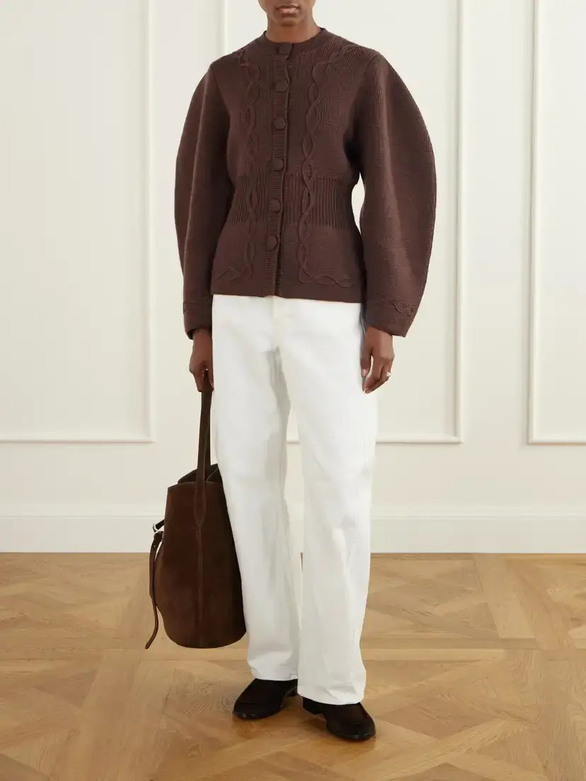 DESTREE Embroidered Wool Cardigan | Thumbnail 2 DESTREE Embroidered Wool Cardigan | Thumbnail 2