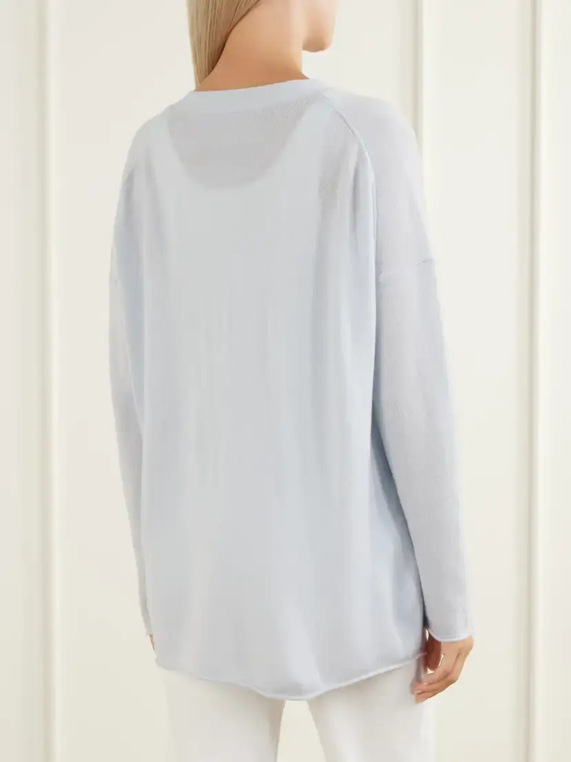 Allude V-neck Cashmere Cardigan | Thumbnail 4 Allude V-neck Cashmere Cardigan | Thumbnail 4