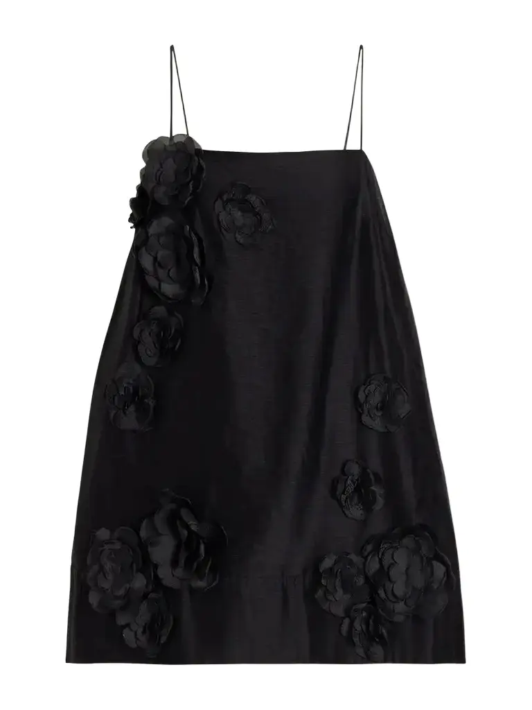 Aje Cloudscape Flower-appliqué Lyocell And Linen-blend Tank Top | Image 1 Aje Cloudscape Flower-appliqué Lyocell And Linen-blend Tank Top | Image 1