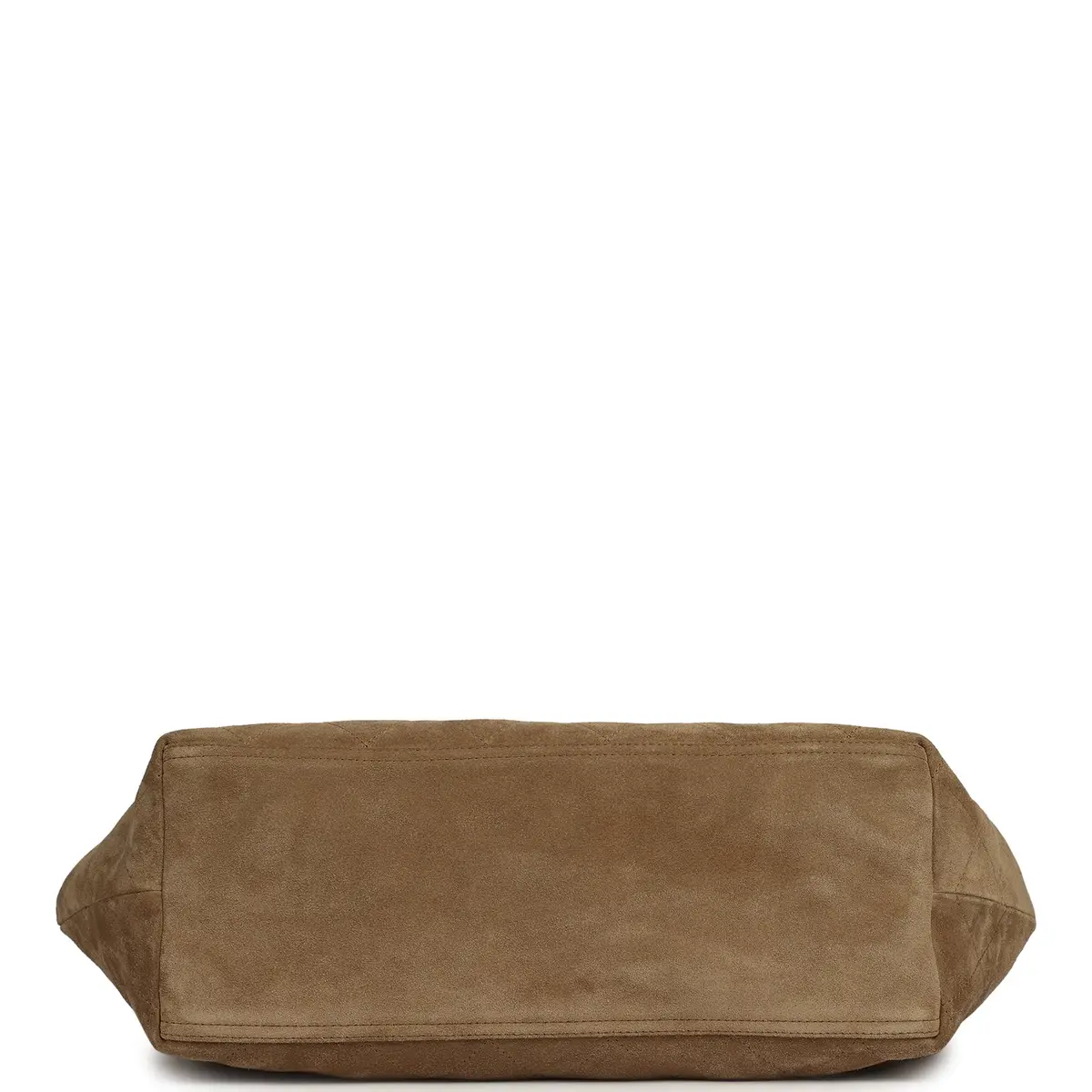 Chanel Chanel Large CC Cabas Hobo Bag Dark Beige Suede Gold Hardware | Thumbnail 6 Chanel Chanel Large CC Cabas Hobo Bag Dark Beige Suede Gold Hardware | Thumbnail 6