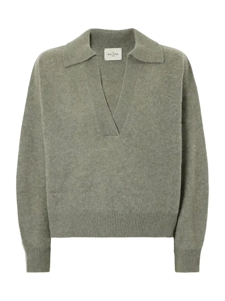 Le Kasha Jacksob Cropped Cashmere Sweater | Image 1 Le Kasha Jacksob Cropped Cashmere Sweater | Image 1