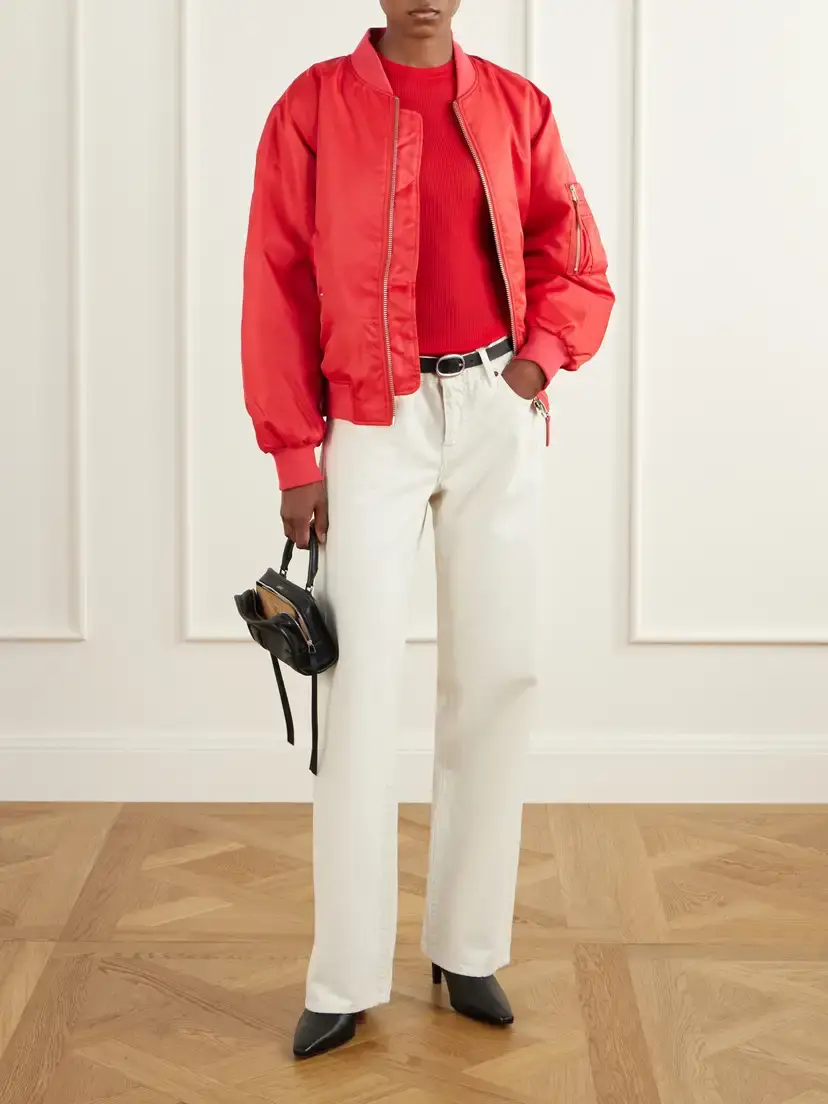 Anine Bing Leon Shell Bomber Jacket | Thumbnail 2