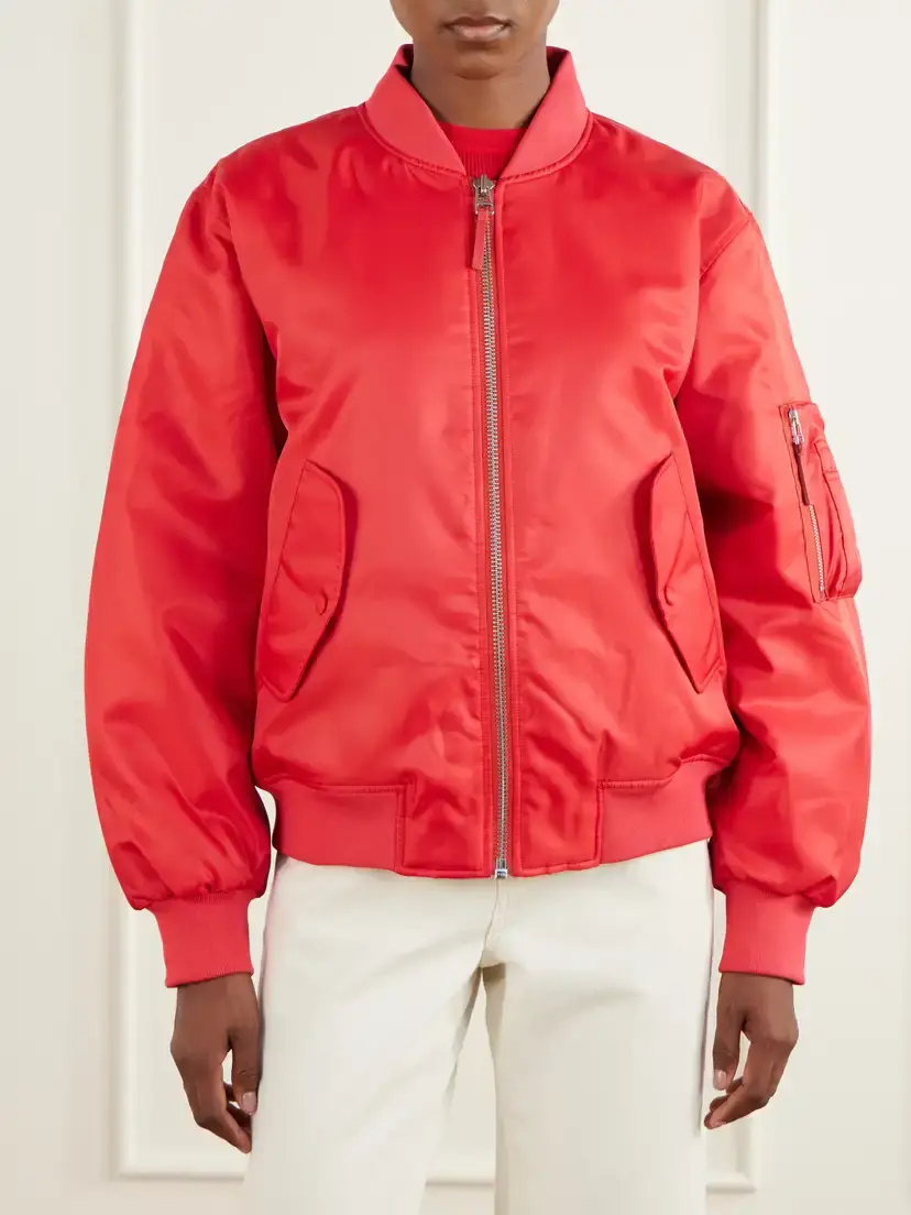 Anine Bing Leon Shell Bomber Jacket | Thumbnail 3