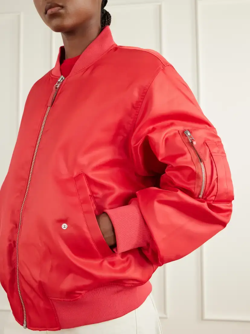 Anine Bing Leon Shell Bomber Jacket | Thumbnail 5