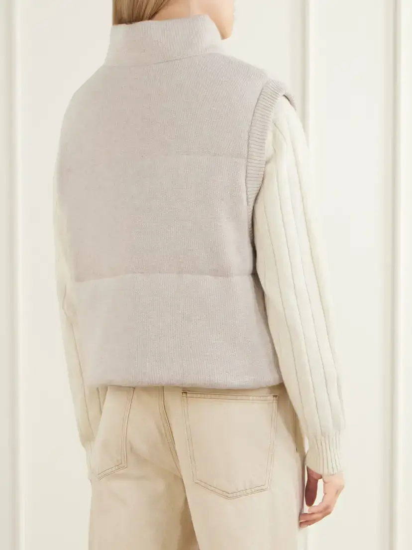 Le Kasha Montana Ribbed Cashmere Puffer Vest | Thumbnail 3 Le Kasha Montana Ribbed Cashmere Puffer Vest | Thumbnail 3