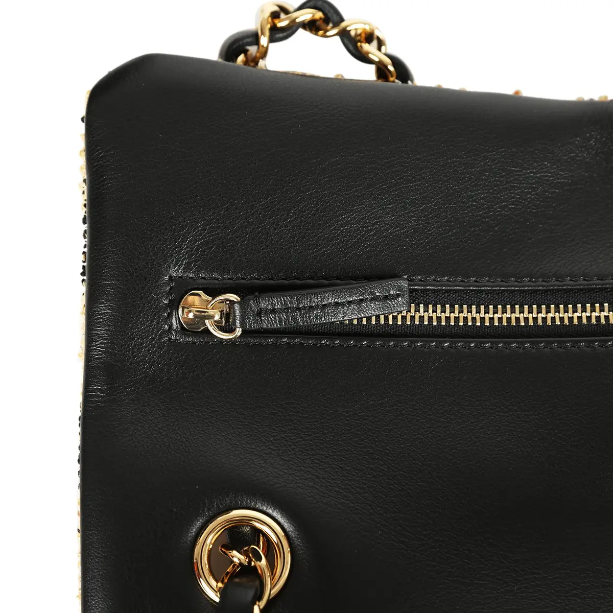 Chanel Chanel Maxi Leopard Print "Souplissimo" Small Flap Bag Brown, Black, White Tweed, Mixed Fibers Gold Hardware | Thumbnail 8 Chanel Chanel Maxi Leopard Print "Souplissimo" Small Flap Bag Brown, Black, White Tweed, Mixed Fibers Gold Hardware | Thumbnail 8