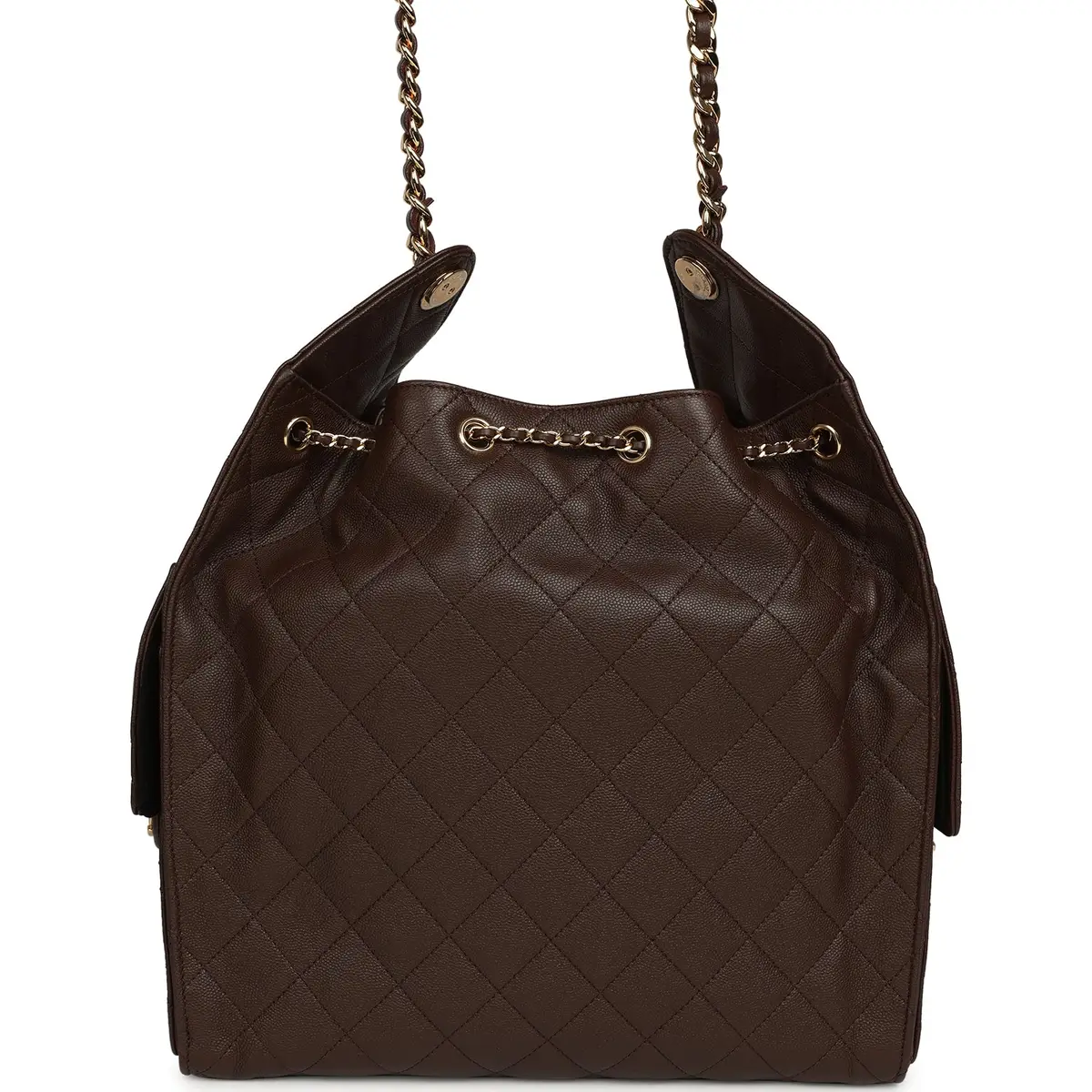 Chanel Chanel Medium 25 Hobo Bag Dark Brown Caviar Gold Hardware | Thumbnail 4 Chanel Chanel Medium 25 Hobo Bag Dark Brown Caviar Gold Hardware | Thumbnail 4