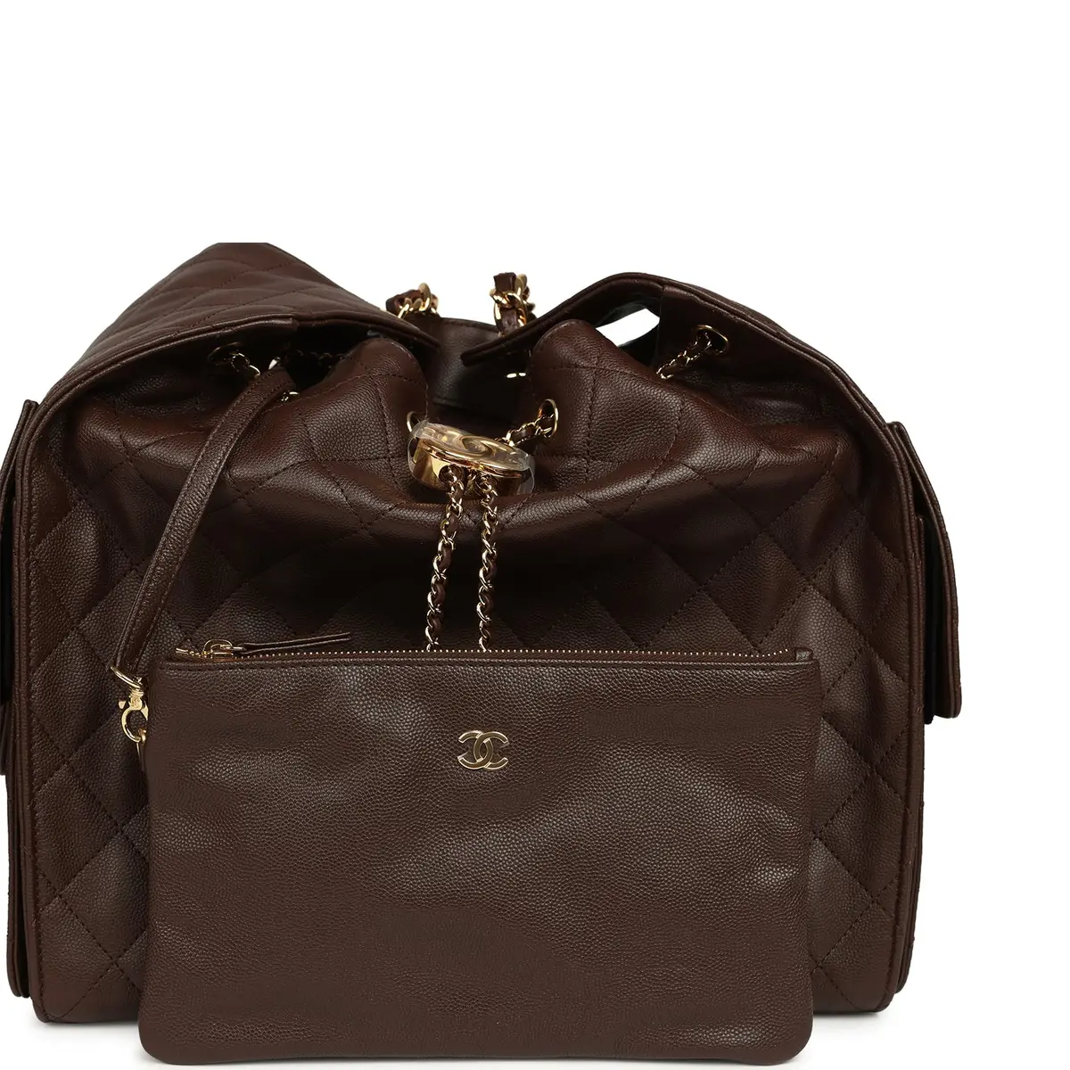 Chanel Chanel Medium 25 Hobo Bag Dark Brown Caviar Gold Hardware | Thumbnail 8 Chanel Chanel Medium 25 Hobo Bag Dark Brown Caviar Gold Hardware | Thumbnail 8