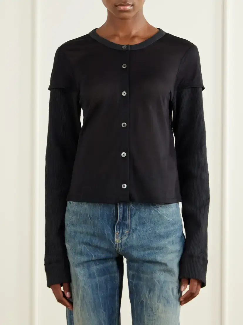 Our Legacy Layered Cotton-blend Cardigan | Thumbnail 3