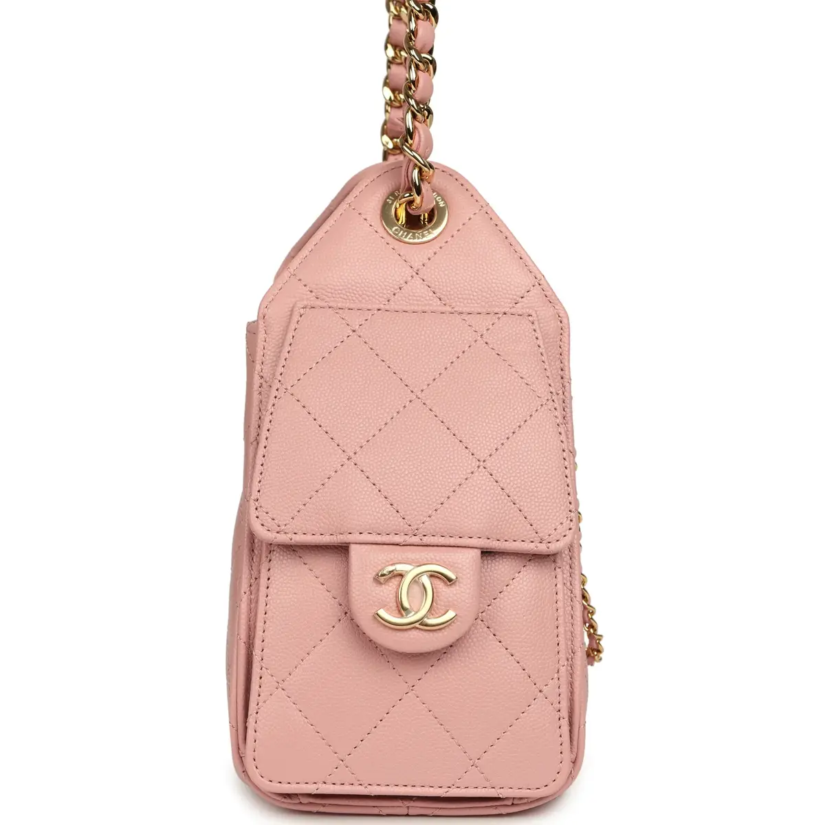Chanel Chanel Mini 25 Hobo Bag Light Pink Caviar Gold Hardware | Thumbnail 3 Chanel Chanel Mini 25 Hobo Bag Light Pink Caviar Gold Hardware | Thumbnail 3