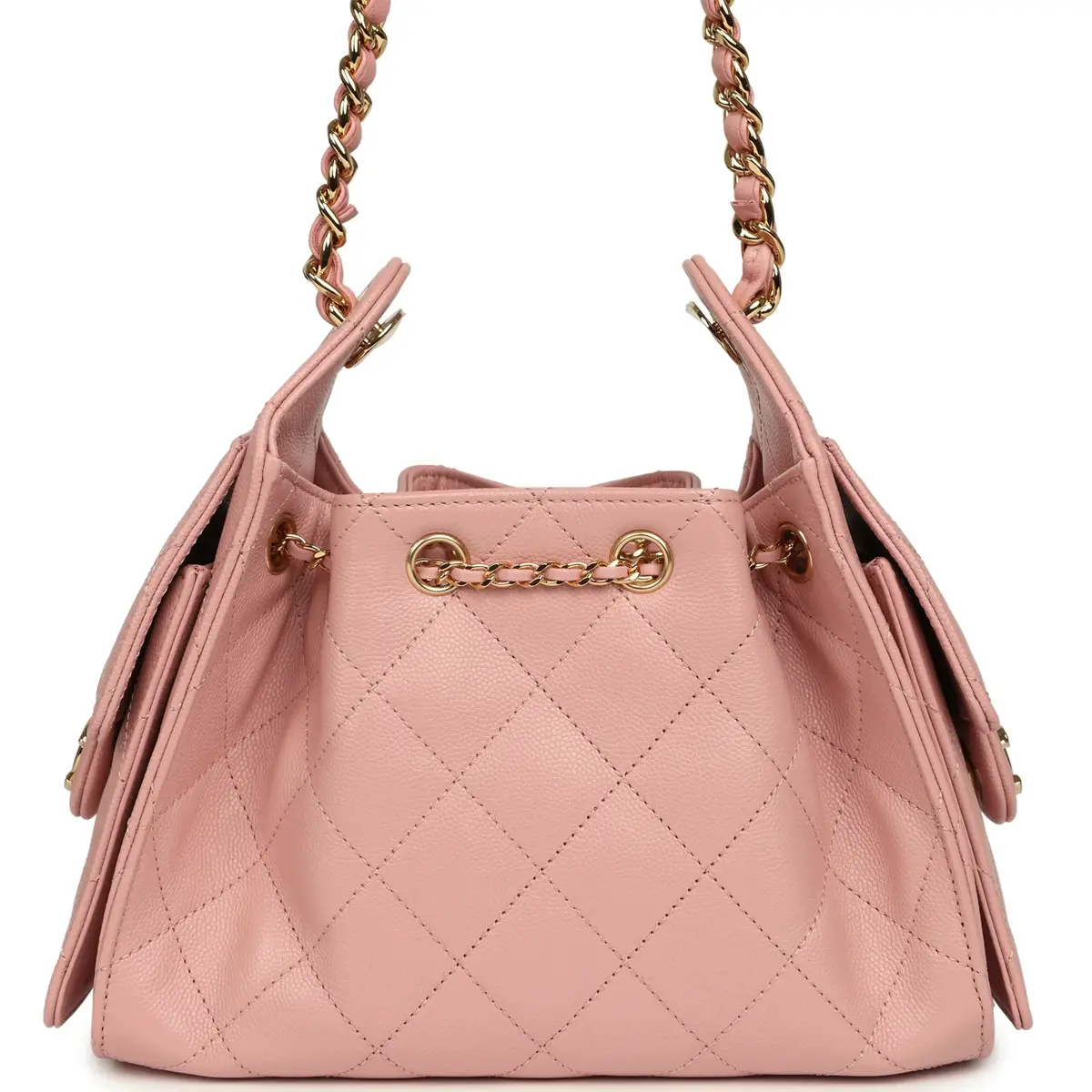 Chanel Chanel Mini 25 Hobo Bag Light Pink Caviar Gold Hardware | Thumbnail 4 Chanel Chanel Mini 25 Hobo Bag Light Pink Caviar Gold Hardware | Thumbnail 4