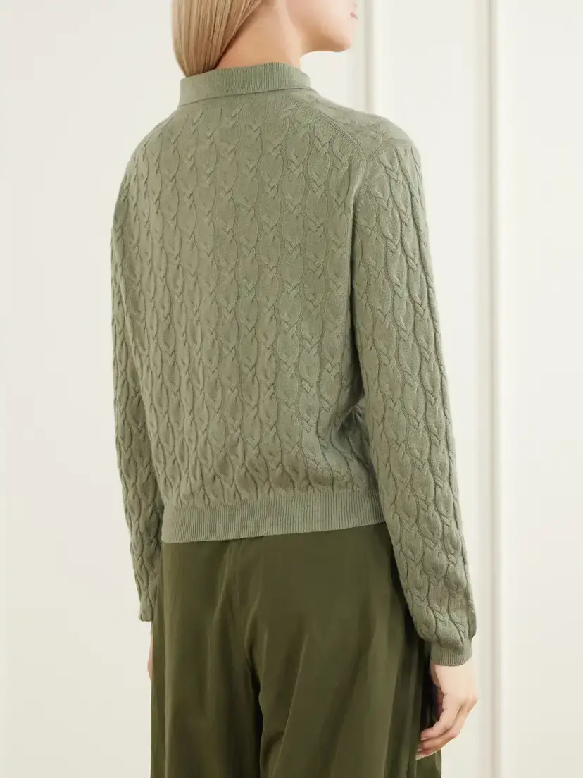 Allude Cable-knit Cashmere Cardigan | Thumbnail 4