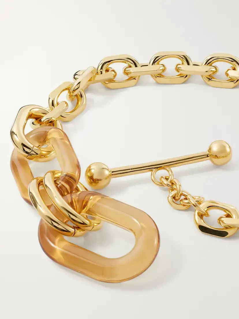 Rabanne Gold-tone Necklace | Thumbnail 3 Rabanne Gold-tone Necklace | Thumbnail 3