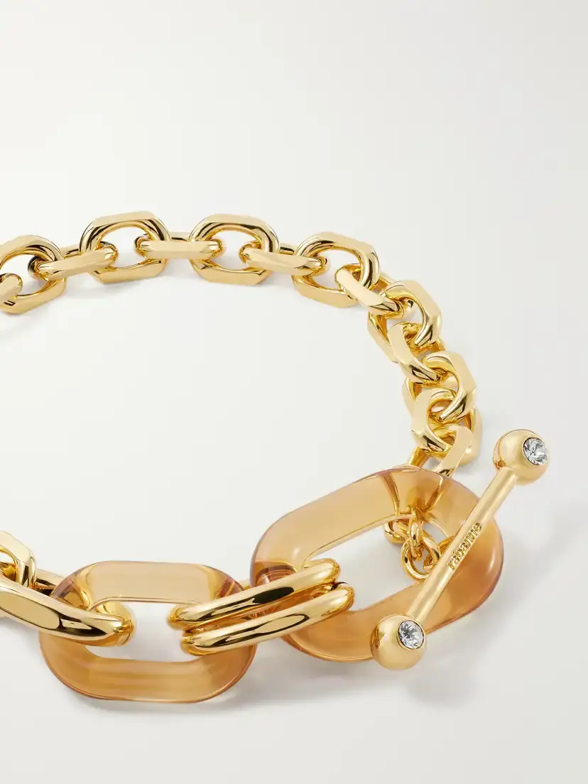 Rabanne Gold-tone Necklace | Thumbnail 4 Rabanne Gold-tone Necklace | Thumbnail 4