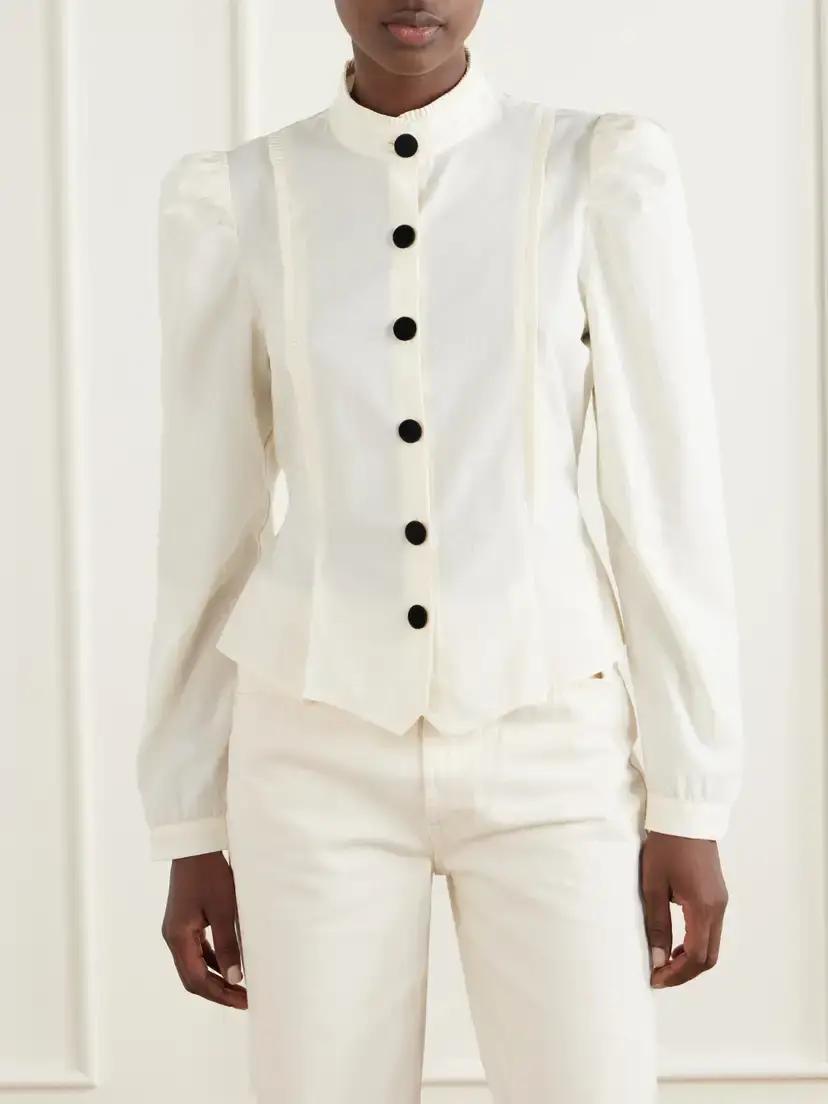 DESTREE Luchita Cotton-poplin Blouse | Thumbnail 3