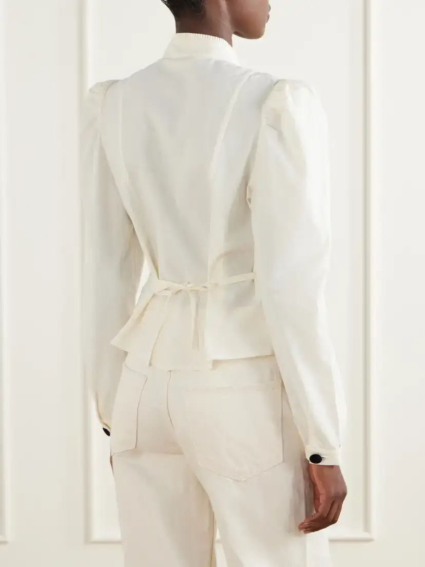 DESTREE Luchita Cotton-poplin Blouse | Thumbnail 4
