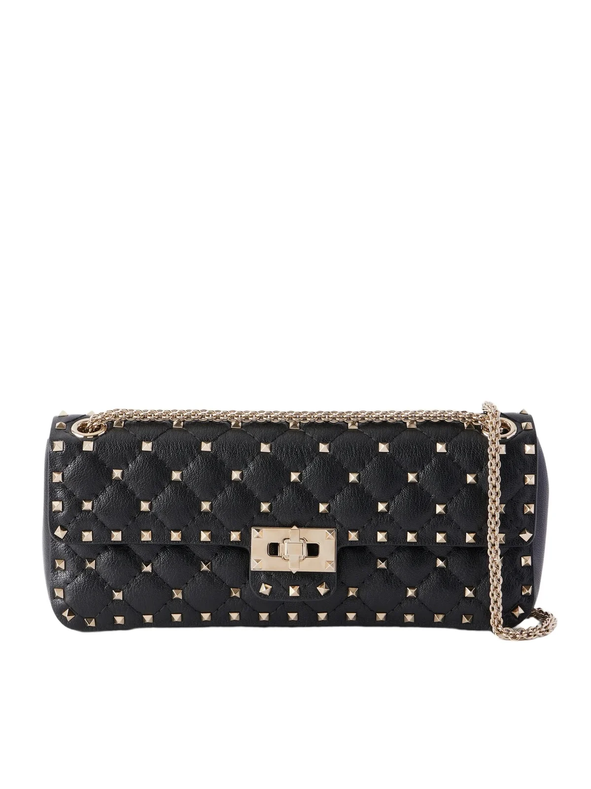 Valentino Garavani Spike Small Studded Quilted Leather Shoulder Bag