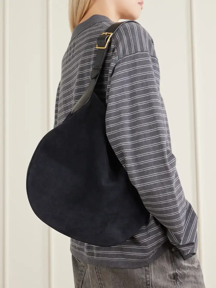 Nili Lotan Jagger Suede Shoulder Bag | Thumbnail 2 Nili Lotan Jagger Suede Shoulder Bag | Thumbnail 2