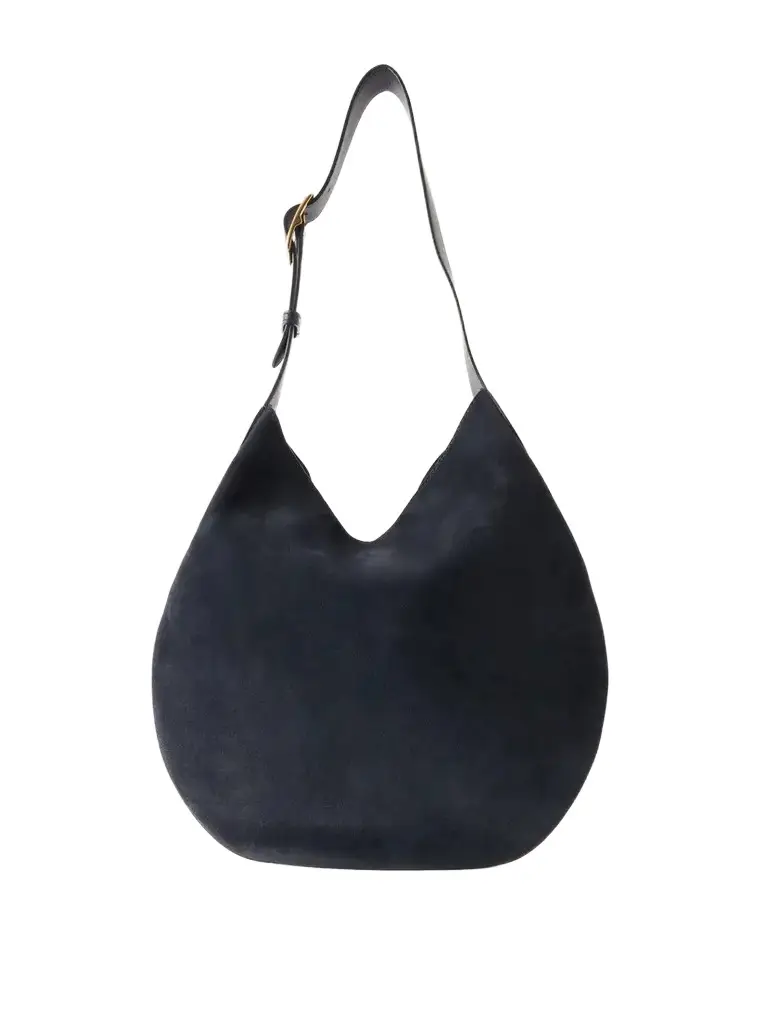 Nili Lotan Jagger Suede Shoulder Bag