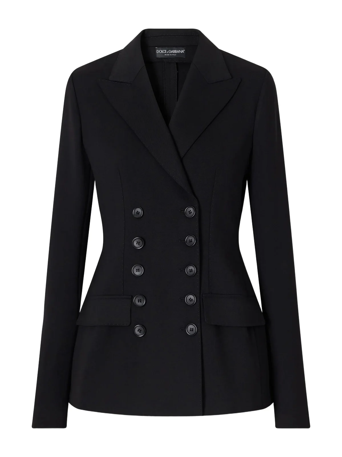 Dolce & Gabbana Double-breasted Grain De Poudre Stretch-wool Blazer