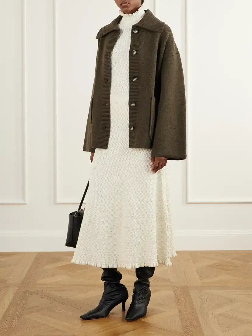 Proenza Schouler White Label Nelly Merino Wool Jacket | Thumbnail 2 Proenza Schouler White Label Nelly Merino Wool Jacket | Thumbnail 2