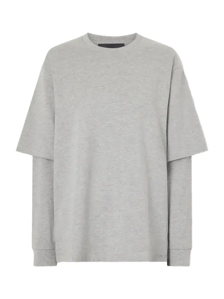 Tibi Perfect T Layered Cotton-jersey T-shirt | Image 1 Tibi Perfect T Layered Cotton-jersey T-shirt | Image 1