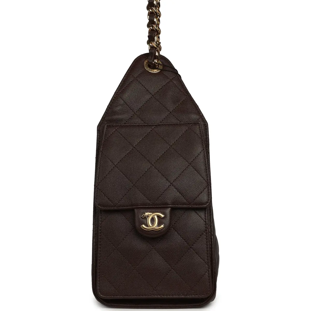 Chanel Chanel Small 25 Hobo Bag Dark Brown Caviar Gold Hardware | Thumbnail 3 Chanel Chanel Small 25 Hobo Bag Dark Brown Caviar Gold Hardware | Thumbnail 3