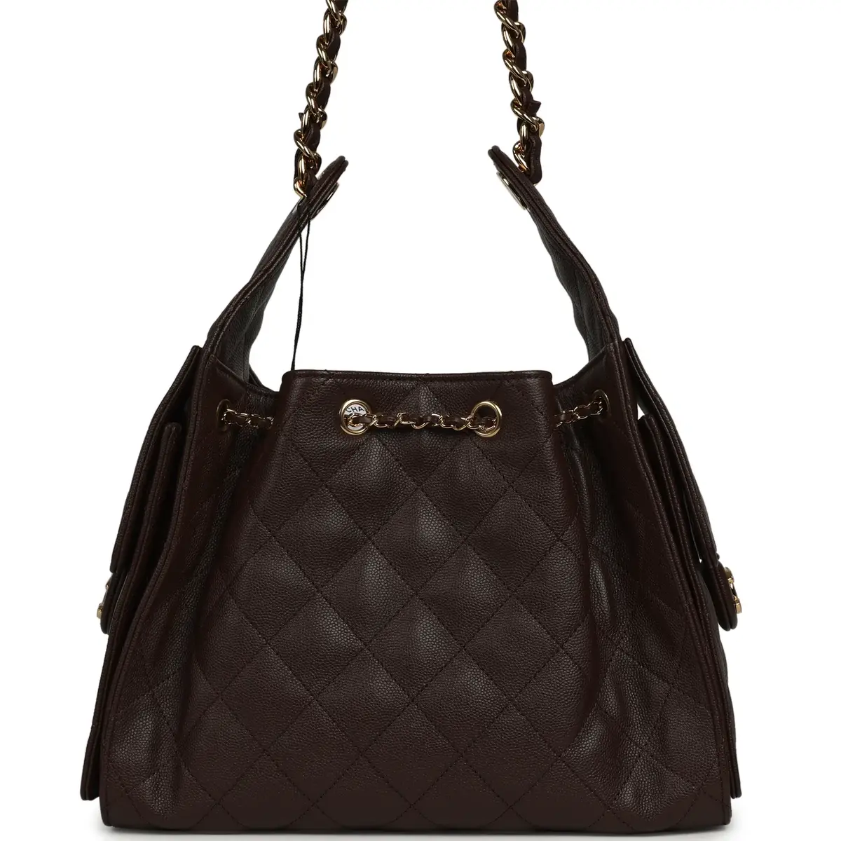 Chanel Chanel Small 25 Hobo Bag Dark Brown Caviar Gold Hardware | Thumbnail 4 Chanel Chanel Small 25 Hobo Bag Dark Brown Caviar Gold Hardware | Thumbnail 4