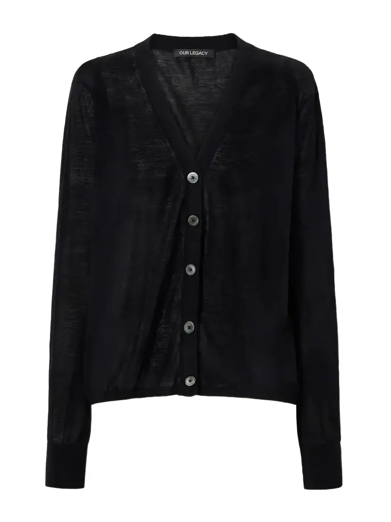 Our Legacy Slouch Merino Wool Cardigan | Image 1 Our Legacy Slouch Merino Wool Cardigan | Image 1