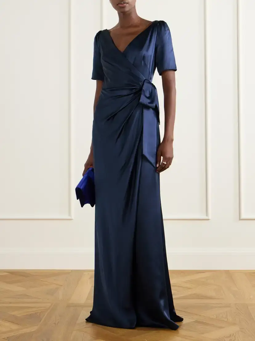 Saloni Marilyn Silk-satin Gown | Thumbnail 2 Saloni Marilyn Silk-satin Gown | Thumbnail 2